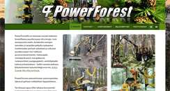 Desktop Screenshot of powerforest.fi