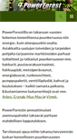Mobile Screenshot of powerforest.fi